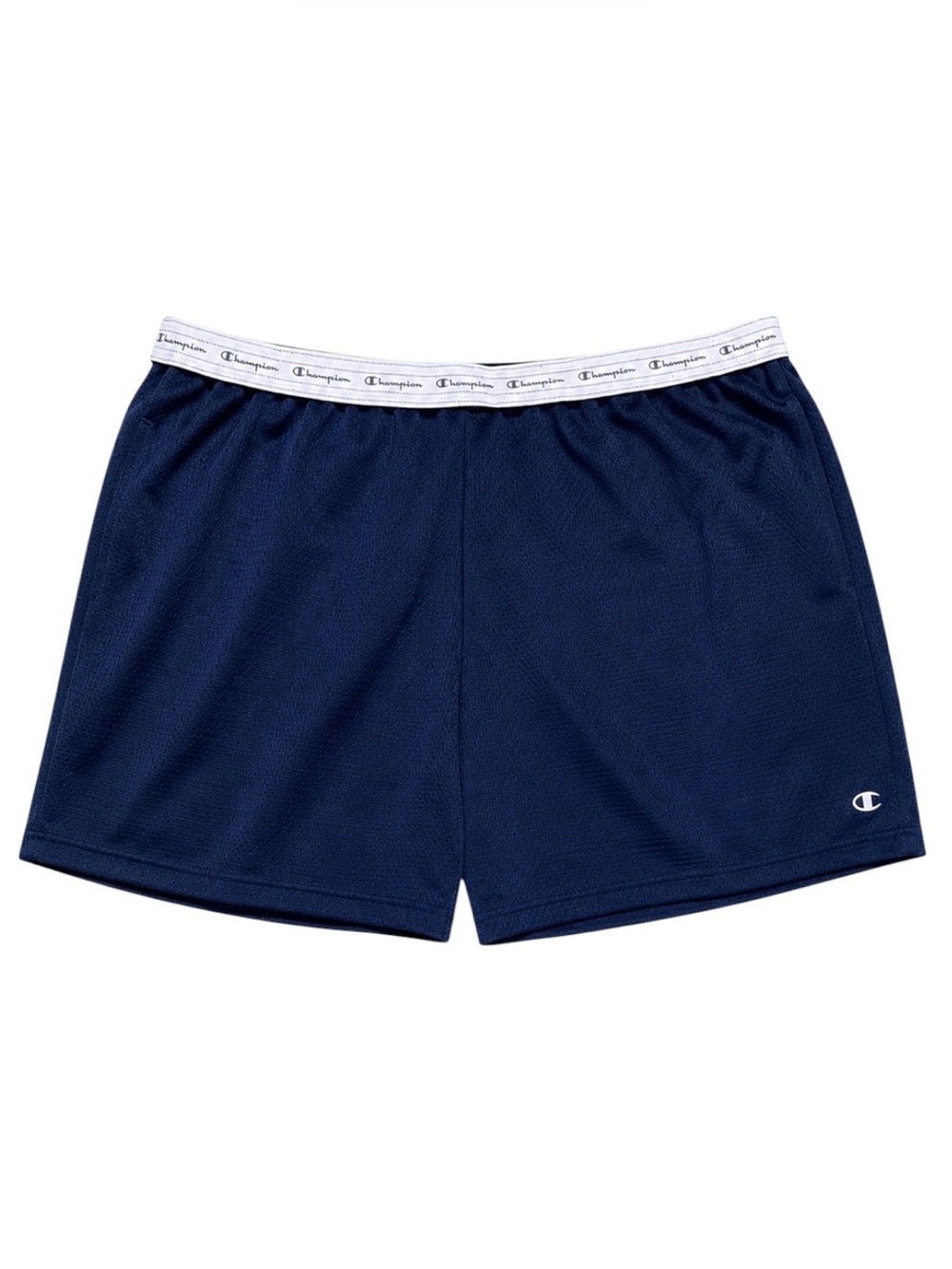 Champion Women’s Mesh Athletic Shorts XL Heritage Navy 5” Inseam NWT